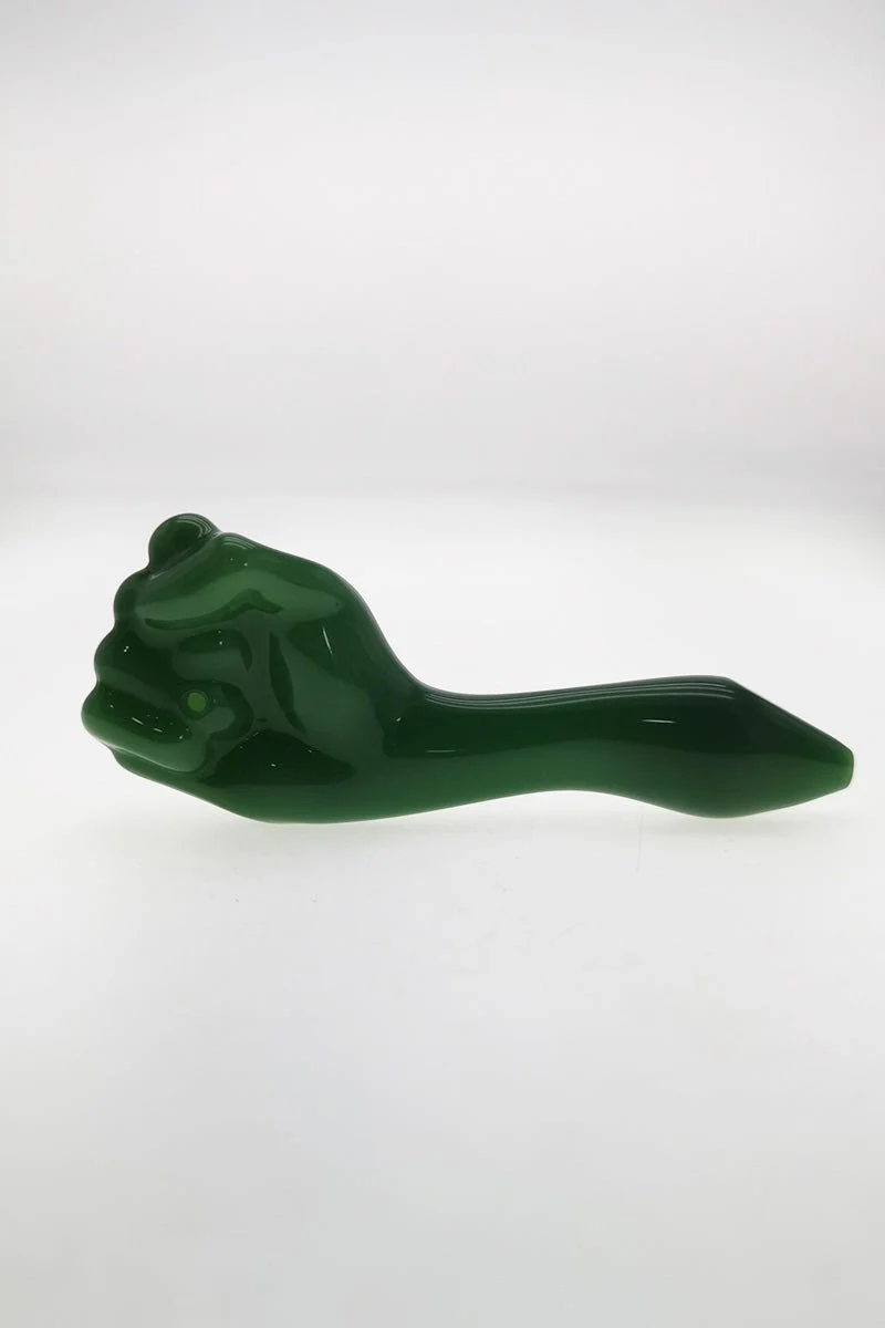 5.00" Dry Spoon Pipe w/ Fist (58g) Carb Hole: Left Side