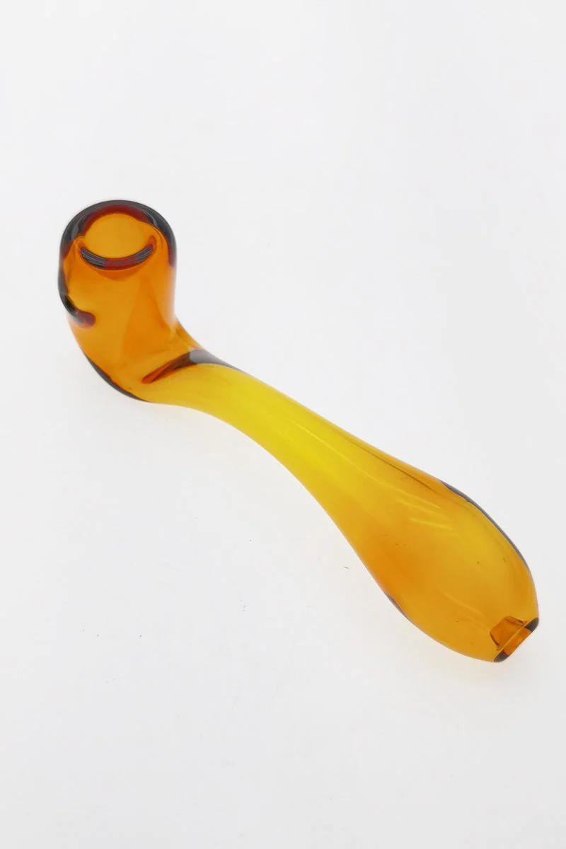 6.25" Sherlock Dry Spoon Pipe (78g) Carb Hole: Left Side - Image 2