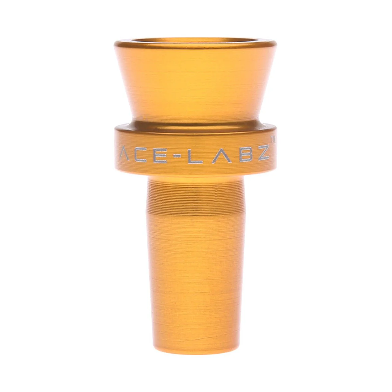 ACE-LABZ - Titan-Bowl Single Hole Martini Unbreakable Metal Bong Slide Bowl Piece