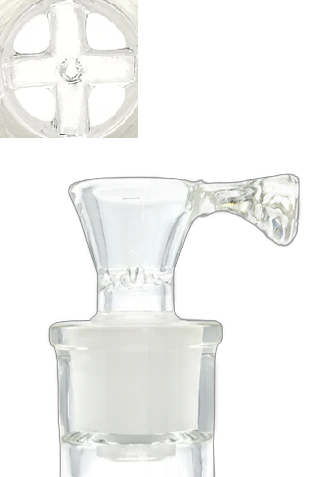 TAG - Built In Disc Screen Bong Slide Bowl Piece with Handle - Image 22