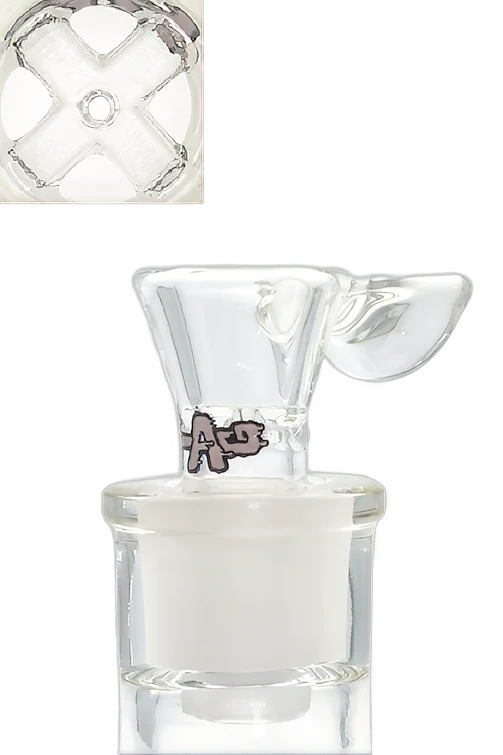 TAG - Built In Disc Screen Bong Slide Bowl Piece with Handle - Image 24