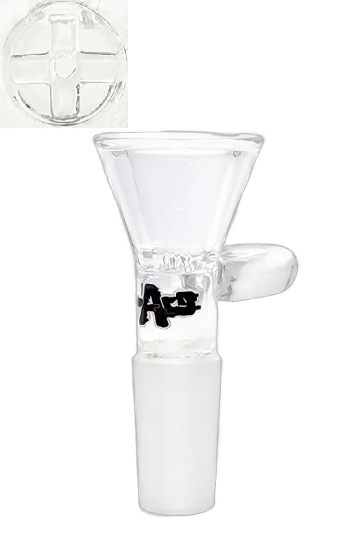TAG - Built In Disc Screen Bong Slide Bowl Piece with Handle - Image 5