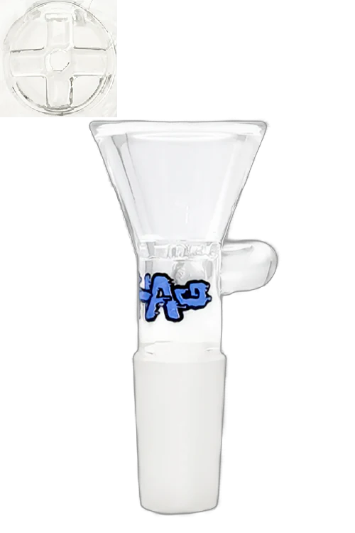 TAG - Built In Disc Screen Bong Slide Bowl Piece with Handle - Image 6