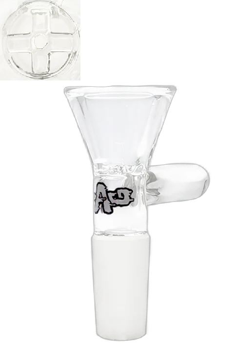TAG - Built In Disc Screen Bong Slide Bowl Piece with Handle - Image 7