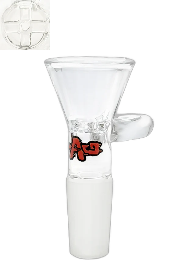 TAG - Built In Disc Screen Bong Slide Bowl Piece with Handle - Image 8