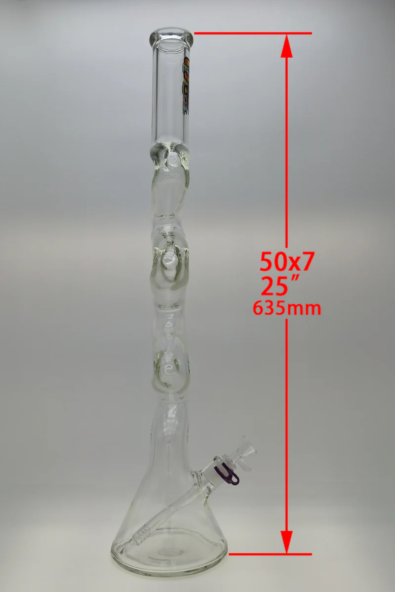 TAG - 24" Beaker Bong ZONG 50x7MM - 18/14MM Downstem (4.75") - Image 3