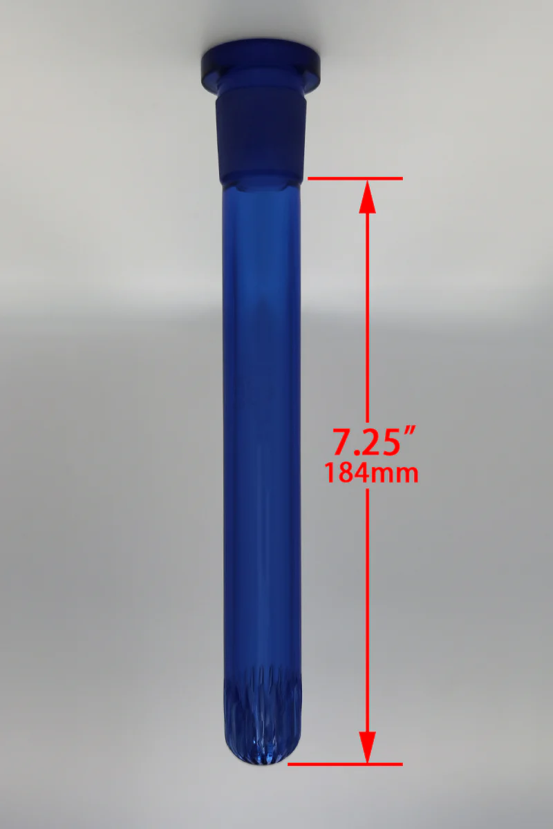 TAG - 28/18MM Closed End Rounded Super Slit Showerhead Bong Downstem