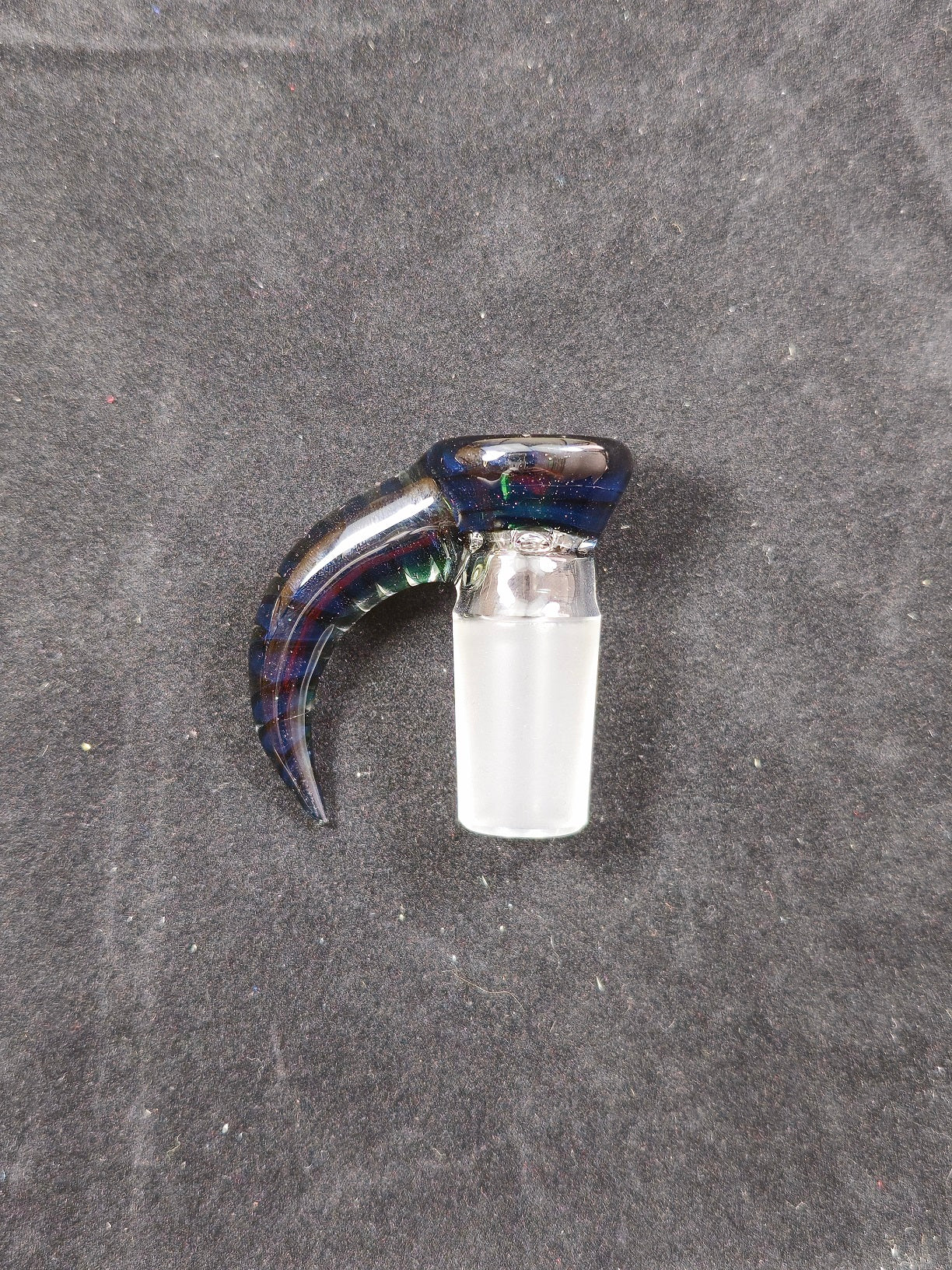 Moose Glass - 5 Hole Disc Screen Bong Slide Bowl Piece (18MM Male) (Accented) - Image 46