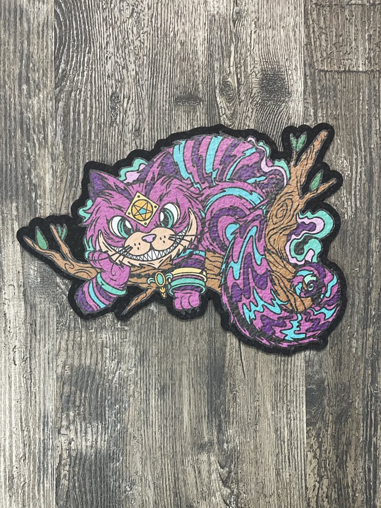 East Coasters - 11.50"x8.25" Festidaze - CHESHIRE CAT Coaster Dab Mat