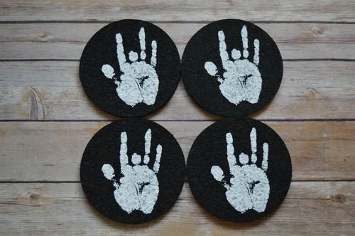 East Coasters - 5" Jerry Garcia Coaster Dab Mat - Image 3
