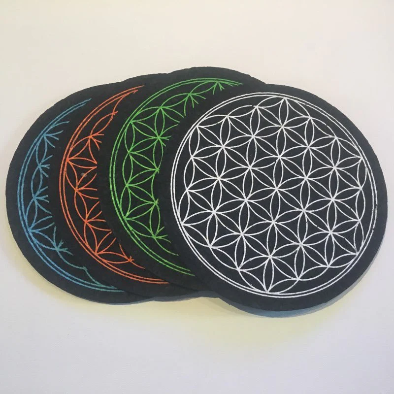 East Coasters - Flower of Life Coaster Dab Mat (1 Chosen At Random)