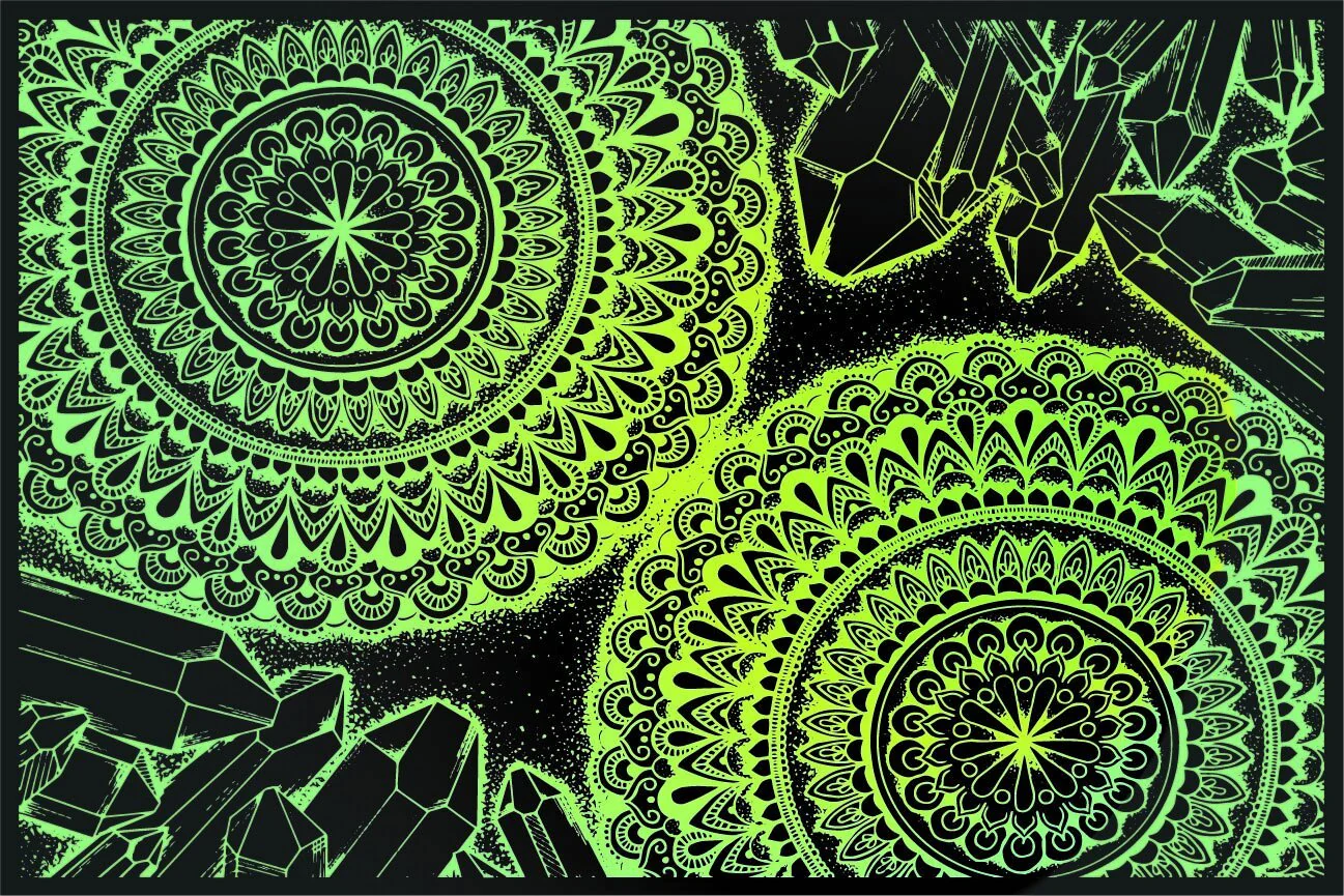 East Coasters - Metaphysical Mandala - 17" x 12" - Image 2
