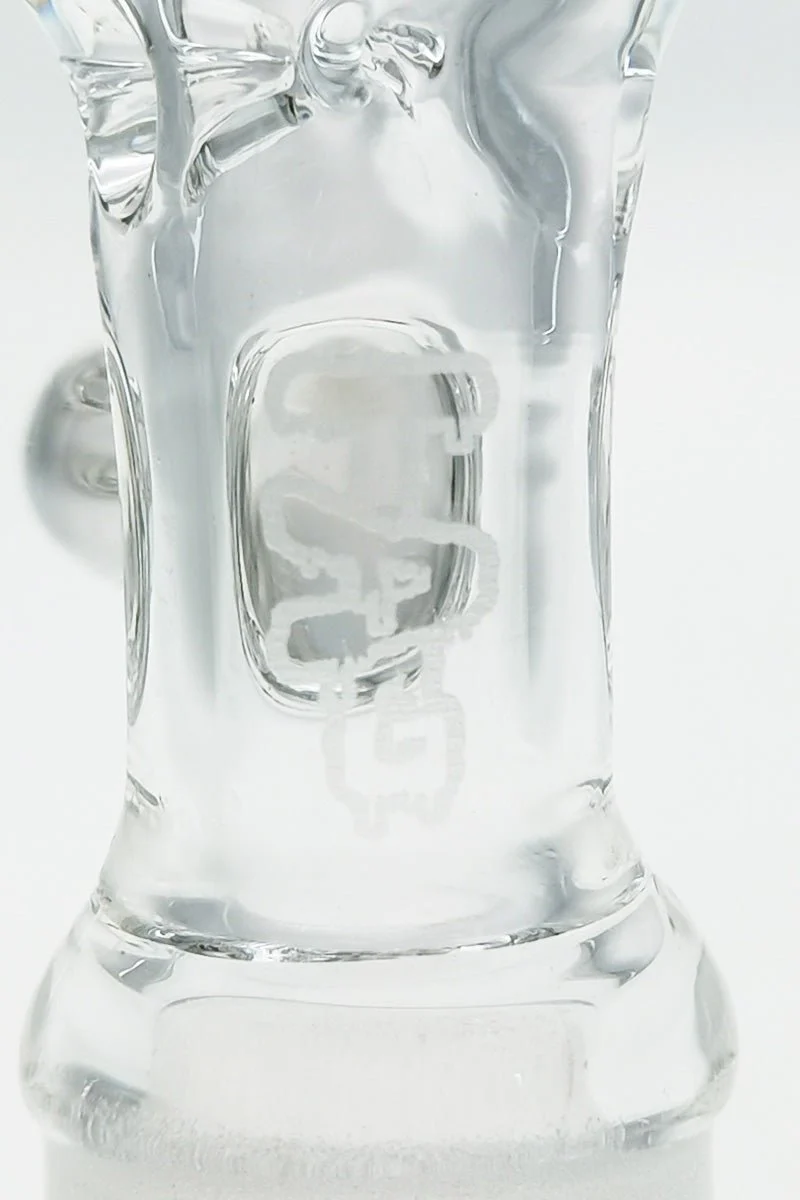 TAG - Female Bong Slide Bowl Piece with Pinched Screen Bong Slide Bowl Piece and Handle - Image 12