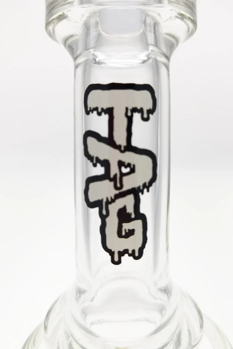 TAG - 9.5" Bent Neck Fixed Super Slit Froth Diffuser Dab Rig 65x5MM - Image 35