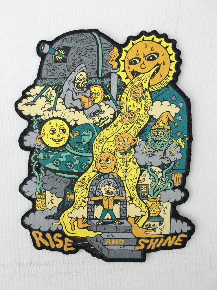 Killer Acid x East Coasters - Killer Acid Rise & Shine - 12” Die Cut