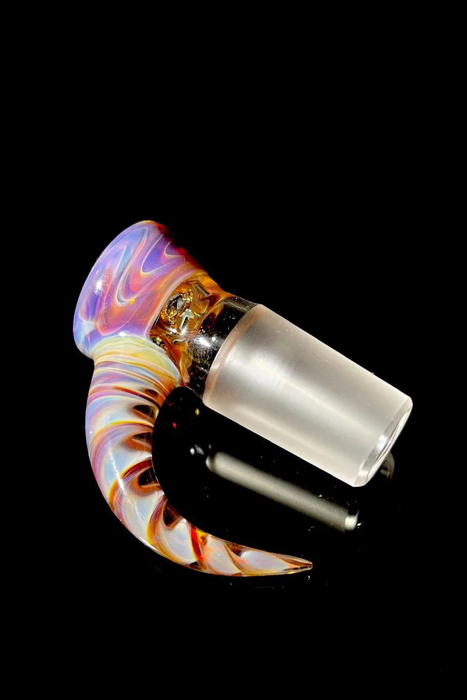Moose Glass - 5 Hole Disc Screen Bong Slide Bowl Piece (18MM Male) (ALL) - Image 13