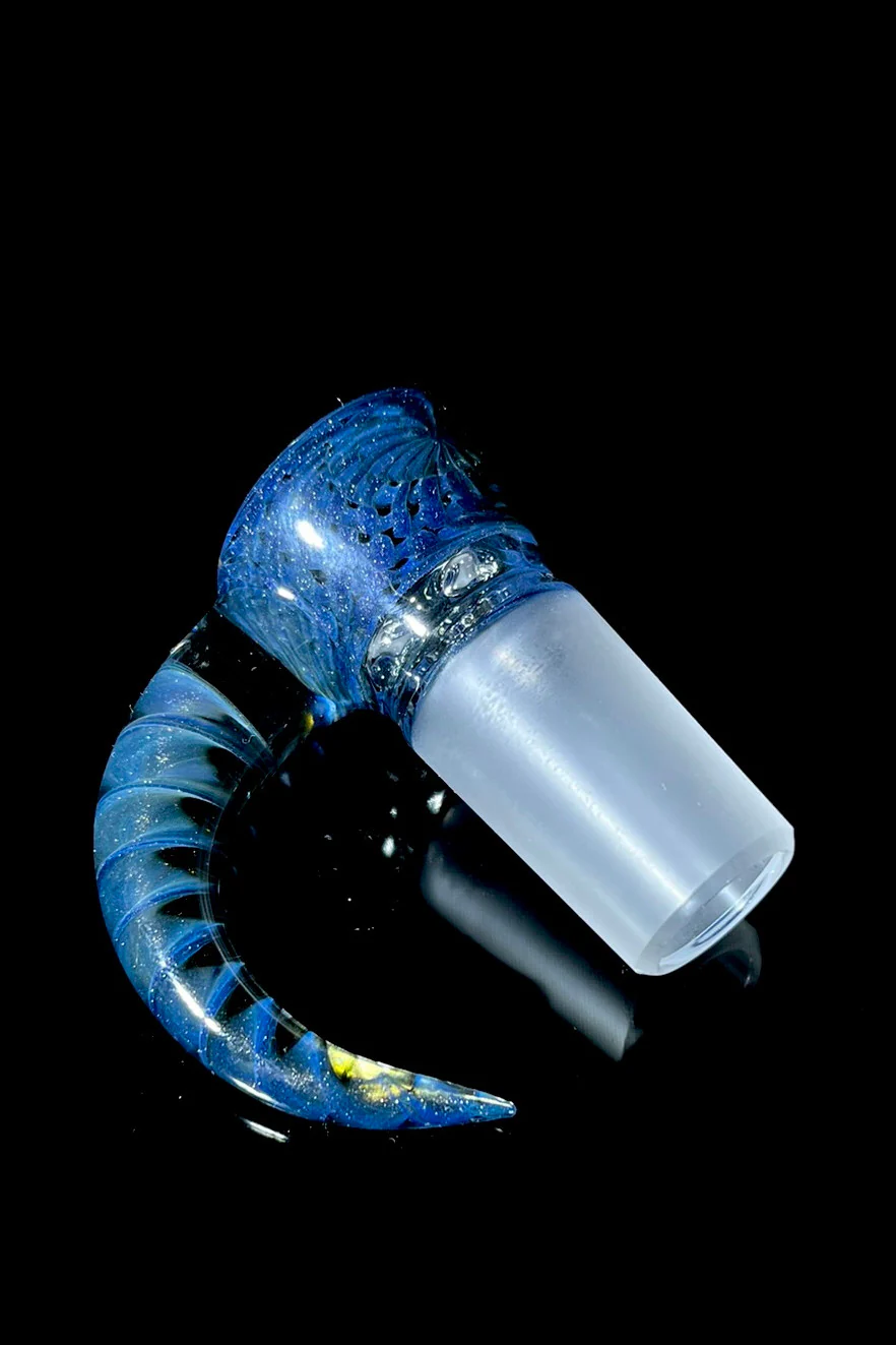 Moose Glass - 5 Hole Disc Screen Bong Slide Bowl Piece (18MM Male) (ALL) - Image 43