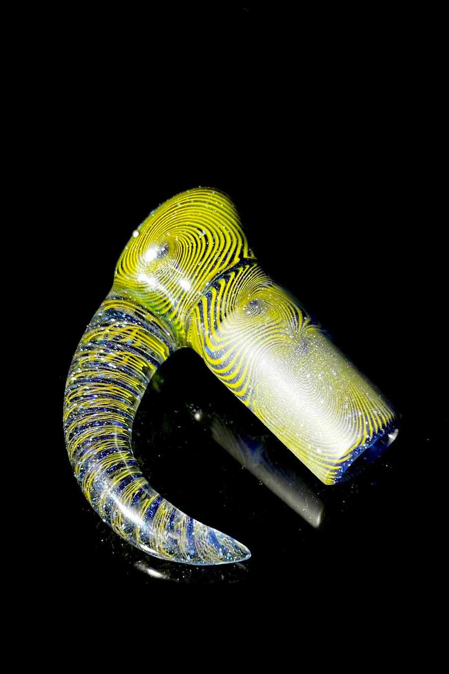 Moose Glass - 5 Hole Disc Screen Bong Slide Bowl Piece (18MM Male) (Full Color) - Image 5