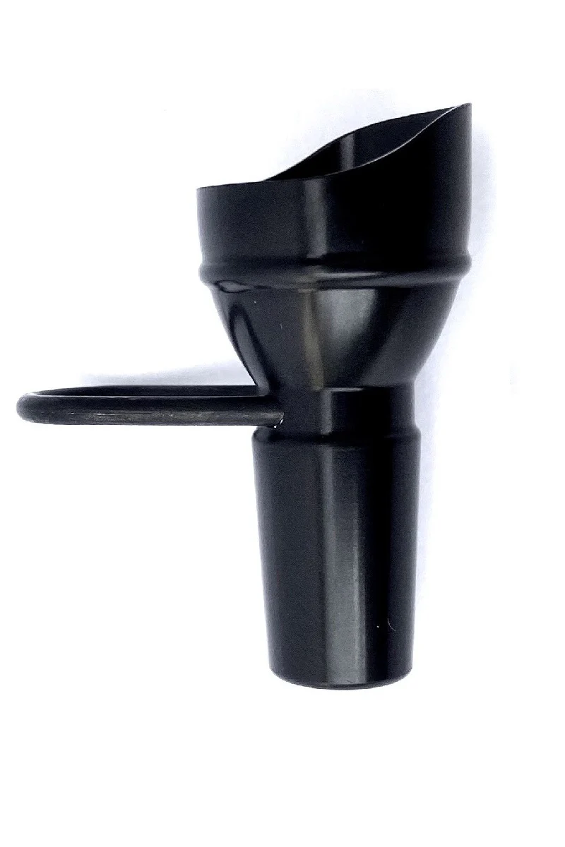 PAKKD - Unbreakable Metal Single Hole Scooper Bong Slide Bowl Piece w/ Handle