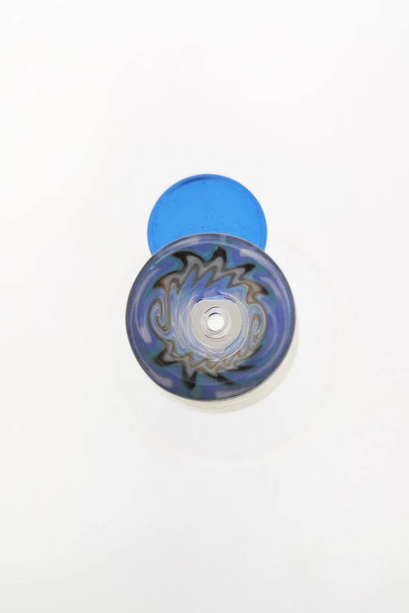 Single Hole Bong Slide Bowl Piece w/ Large Handle - Image 7
