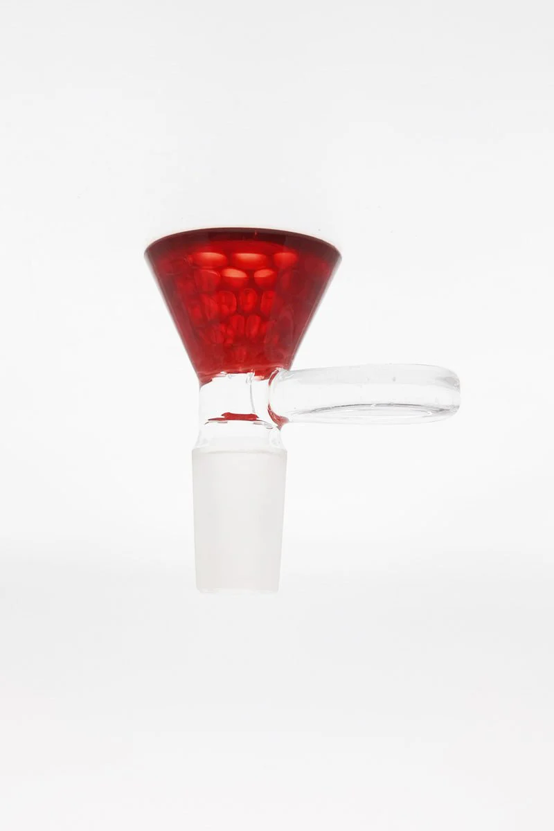Single Hole Bong Slide Bowl Piece w/ Large Handle - Image 9