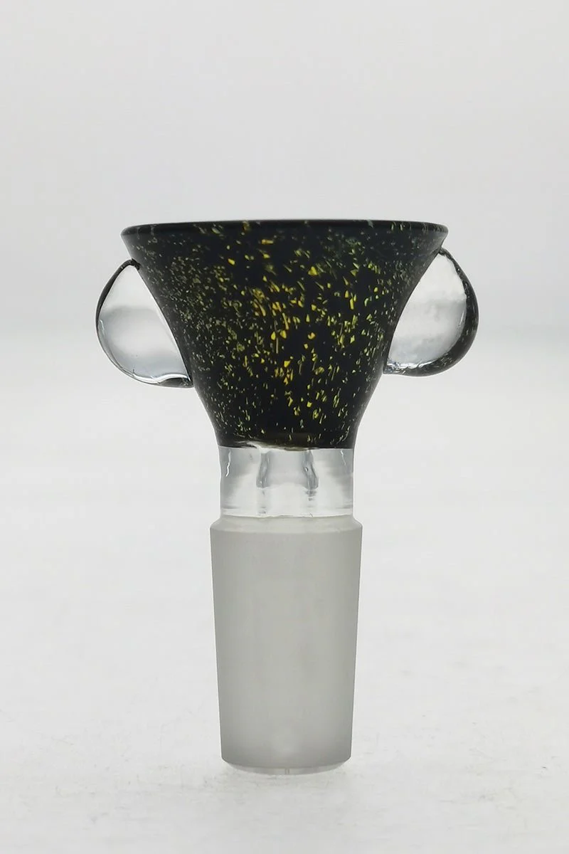 Single Hole Bong Slide Bowl Piece w/ Multi-Marble Handle - Image 17