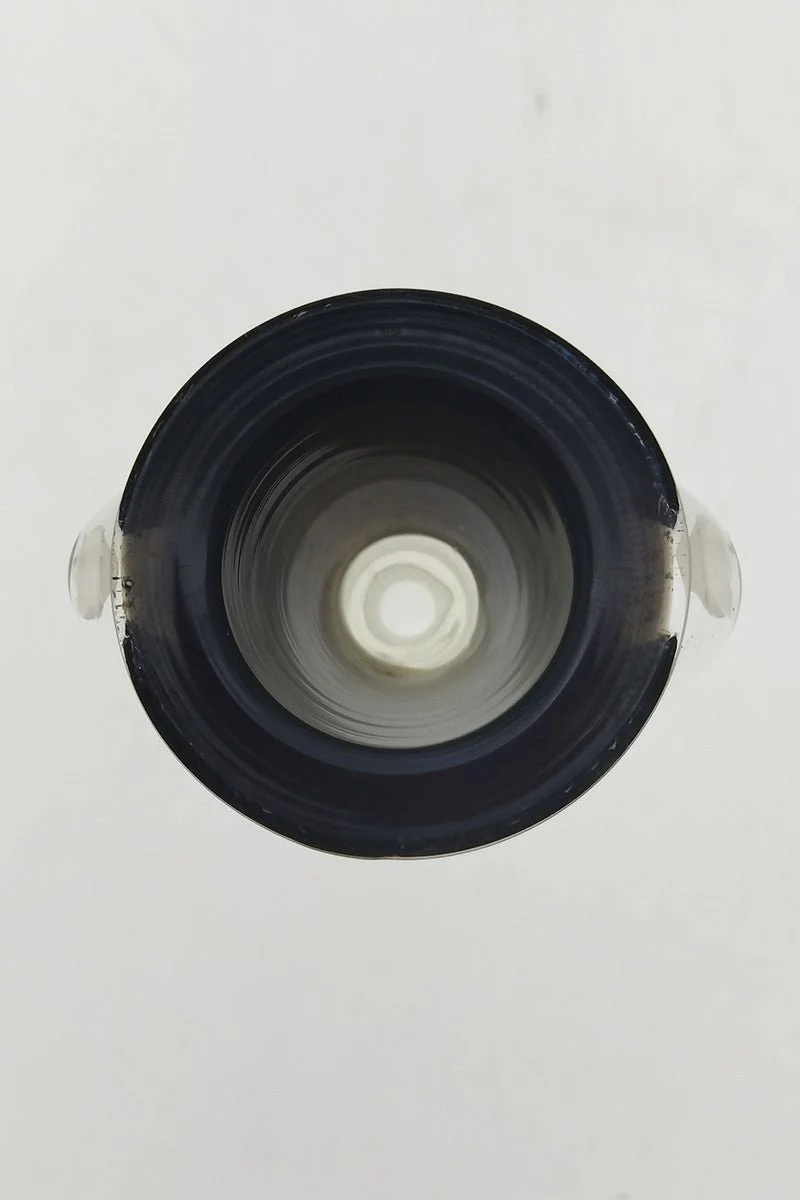 Single Hole Bong Slide Bowl Piece w/ Multi-Marble Handle - Image 25