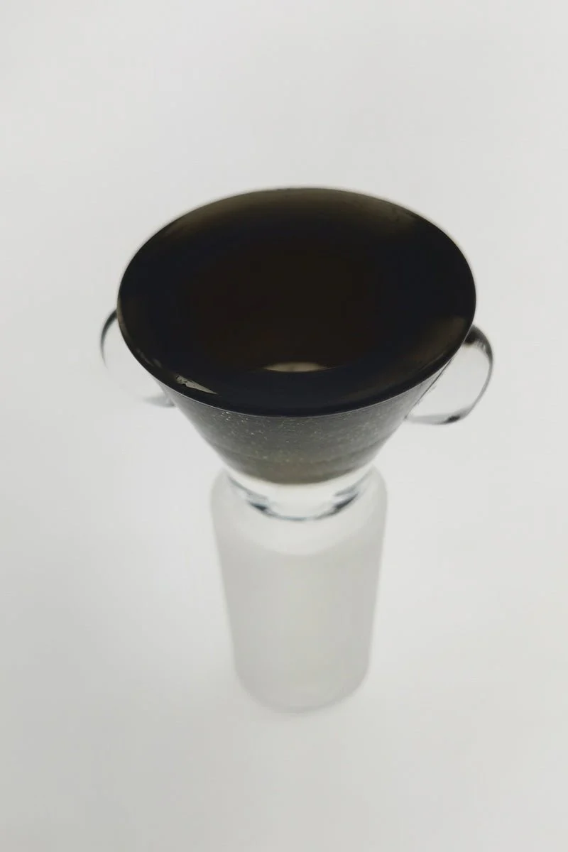 Single Hole Bong Slide Bowl Piece w/ Multi-Marble Handle - Image 40
