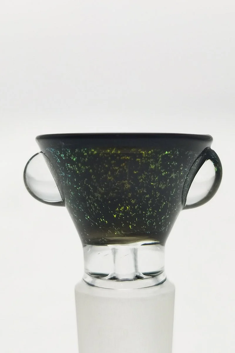 Single Hole Bong Slide Bowl Piece w/ Multi-Marble Handle - Image 54