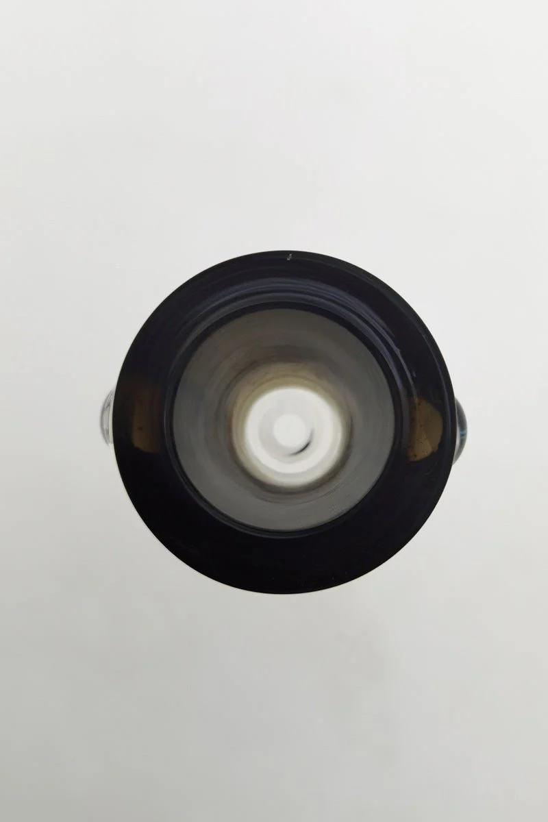 Single Hole Bong Slide Bowl Piece w/ Multi-Marble Handle - Image 59