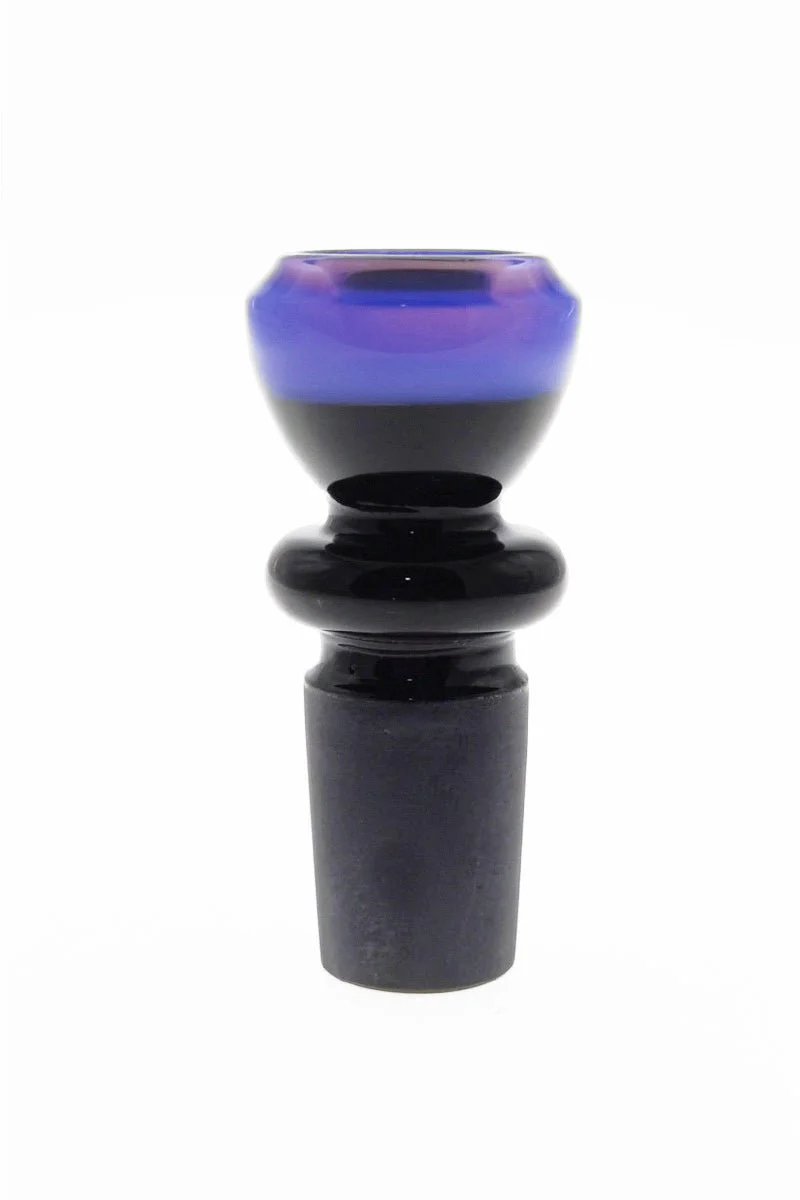 Single Hole Bong Slide Bowl Piece w/ Ring Handle