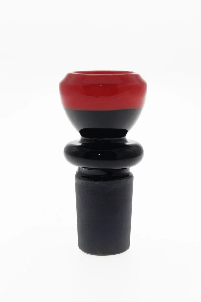 Single Hole Bong Slide Bowl Piece w/ Ring Handle - Image 2