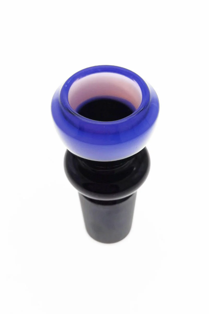 Single Hole Bong Slide Bowl Piece w/ Ring Handle - Image 3