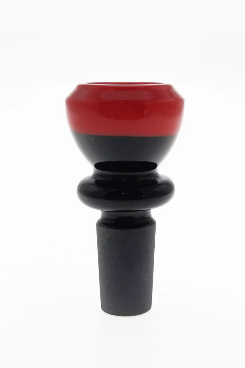 Single Hole Bong Slide Bowl Piece w/ Ring Handle - Image 6