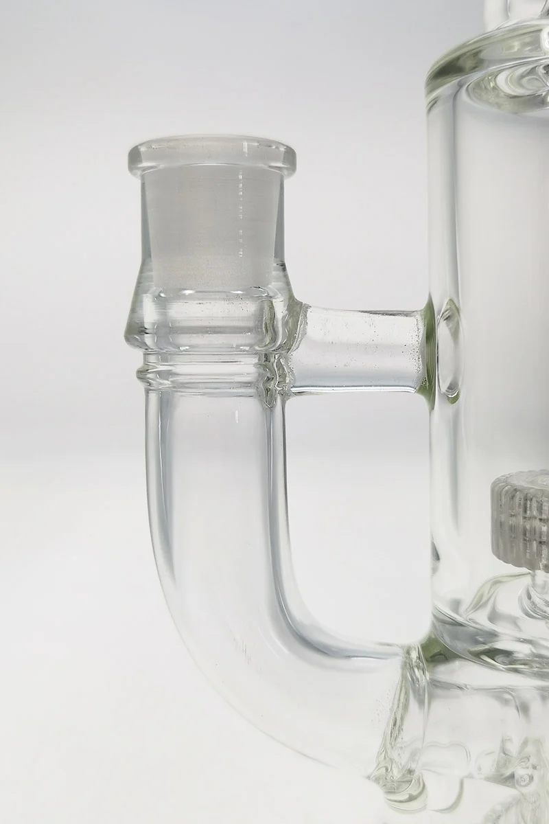 TAG - 10.5" Double Super Slit Matrix Bellow Dab Rig Bong 55x5MM (14MM Female) - Image 12