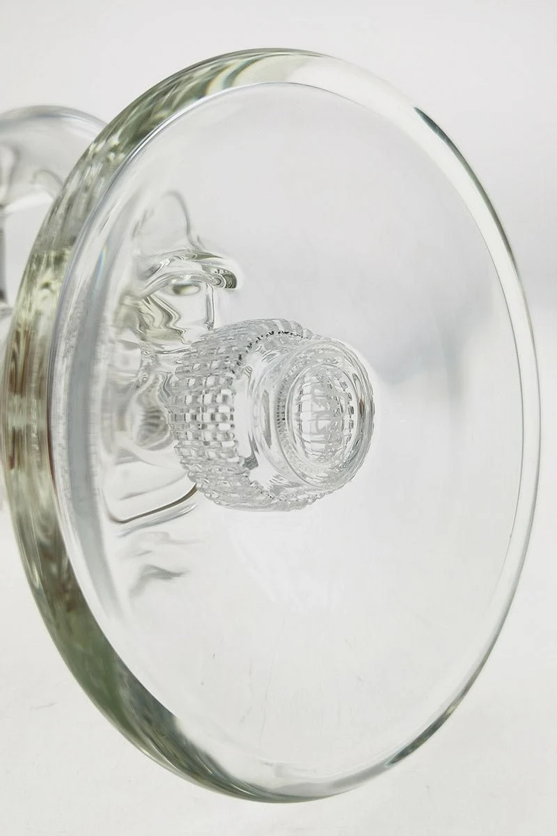 TAG - 10.5" Double Super Slit Matrix Bellow Dab Rig Bong 55x5MM (14MM Female) - Image 14