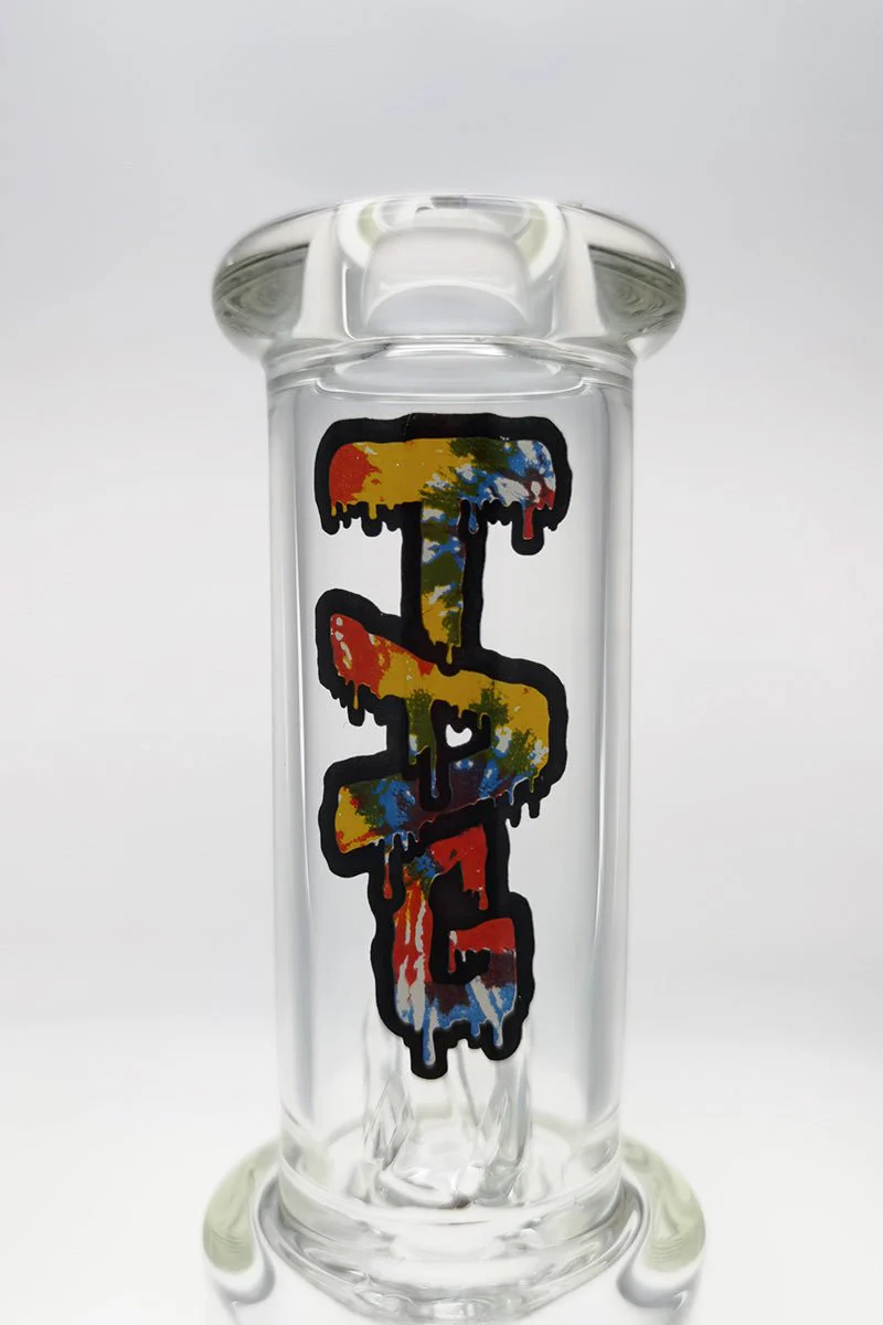 TAG - 10.5" Double Super Slit Matrix Bellow Dab Rig Bong 55x5MM (14MM Female) - Image 6