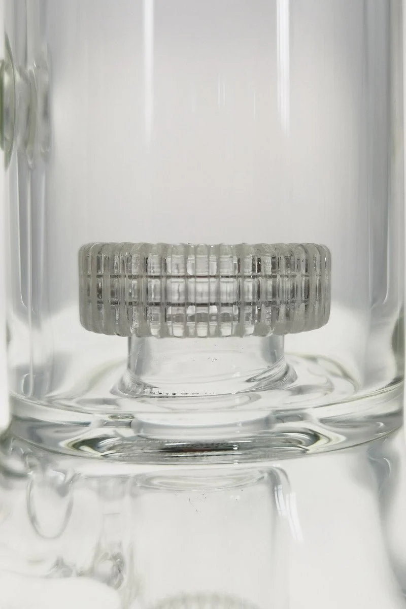 TAG - 10.5" Double Super Slit Matrix Bellow Dab Rig Bong 55x5MM (14MM Female) - Image 8