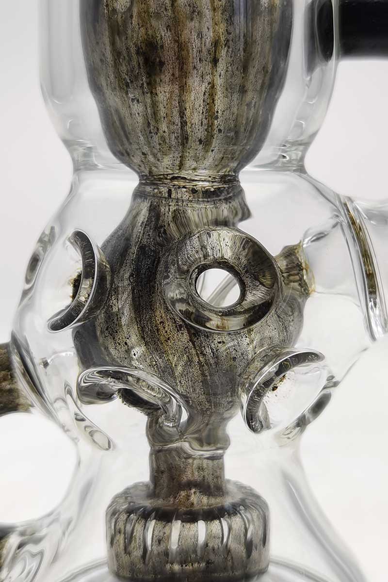 TAG - 8.5" Faberge Egg Klein Incycler (Recycler) Dab Rig w/ Super Slit Puck (14MM Female) - Image 103