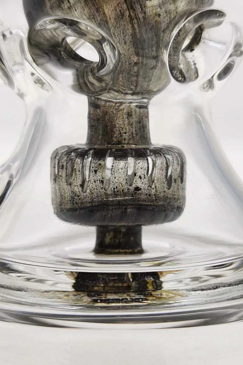 TAG - 8.5" Faberge Egg Klein Incycler (Recycler) Dab Rig w/ Super Slit Puck (14MM Female) - Image 105