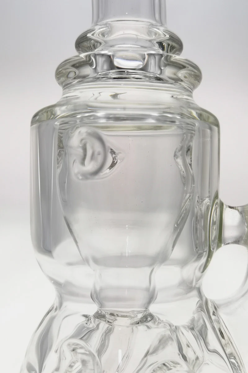 TAG - 8.5" Faberge Egg Klein Incycler (Recycler) Dab Rig w/ Super Slit Puck (14MM Female) - Image 11