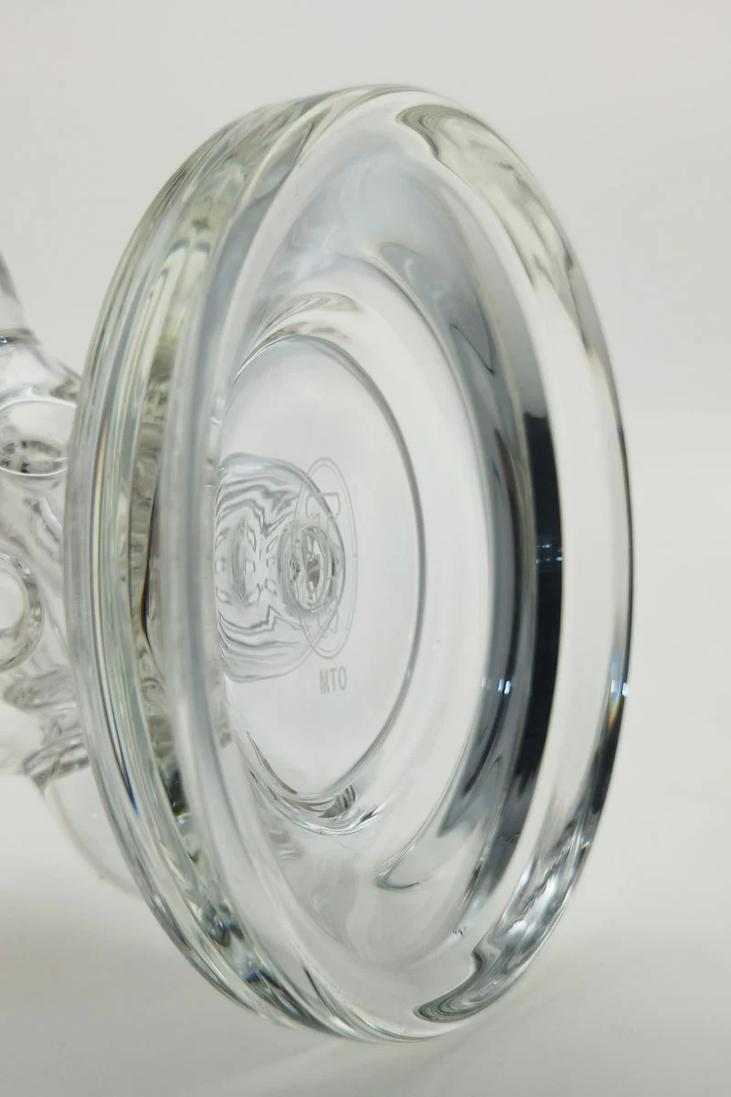 TAG - 8.5" Faberge Egg Klein Incycler (Recycler) Dab Rig w/ Super Slit Puck (14MM Female) - Image 112