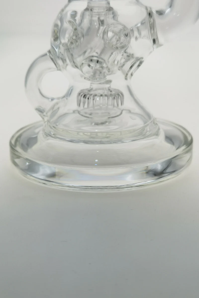 TAG - 8.5" Faberge Egg Klein Incycler (Recycler) Dab Rig w/ Super Slit Puck (14MM Female) - Image 113