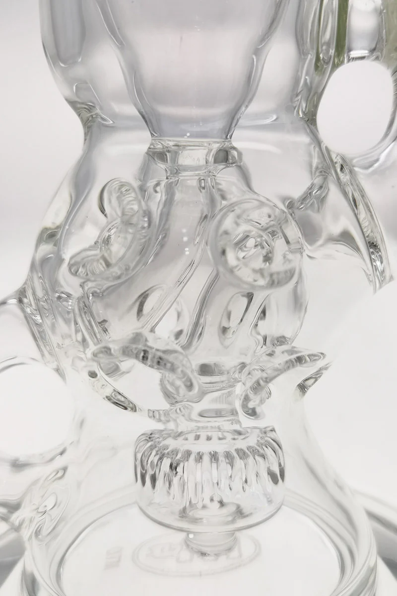 TAG - 8.5" Faberge Egg Klein Incycler (Recycler) Dab Rig w/ Super Slit Puck (14MM Female) - Image 12