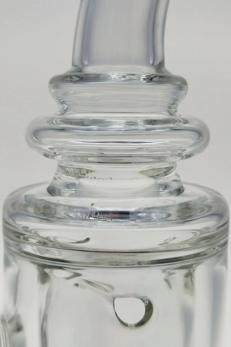 TAG - 8.5" Faberge Egg Klein Incycler (Recycler) Dab Rig w/ Super Slit Puck (14MM Female) - Image 122