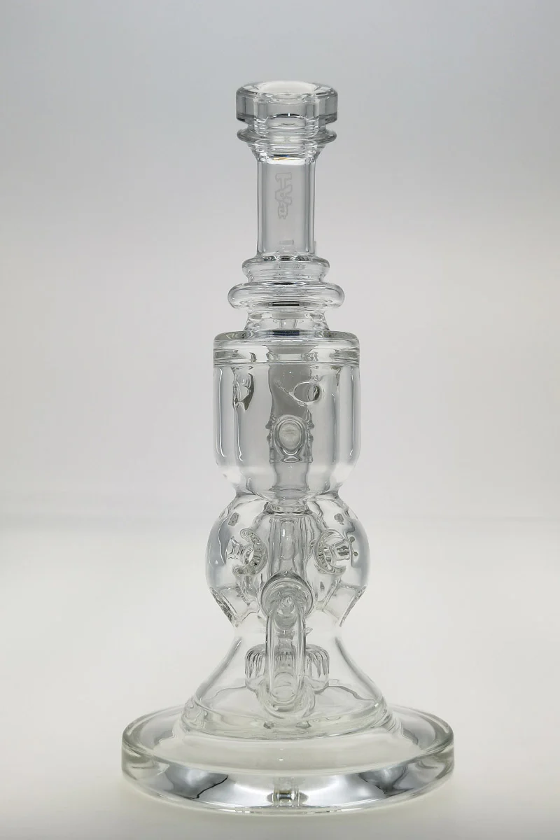TAG - 8.5" Faberge Egg Klein Incycler (Recycler) Dab Rig w/ Super Slit Puck (14MM Female) - Image 128