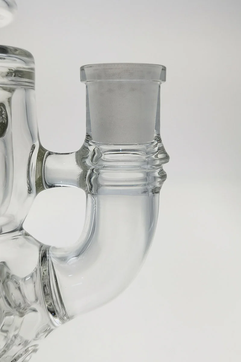 TAG - 8.5" Faberge Egg Klein Incycler (Recycler) Dab Rig w/ Super Slit Puck (14MM Female) - Image 132