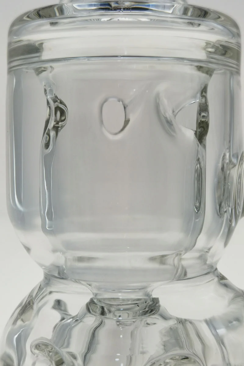 TAG - 8.5" Faberge Egg Klein Incycler (Recycler) Dab Rig w/ Super Slit Puck (14MM Female) - Image 143