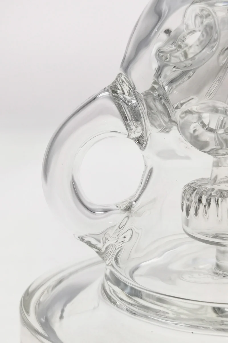 TAG - 8.5" Faberge Egg Klein Incycler (Recycler) Dab Rig w/ Super Slit Puck (14MM Female) - Image 16