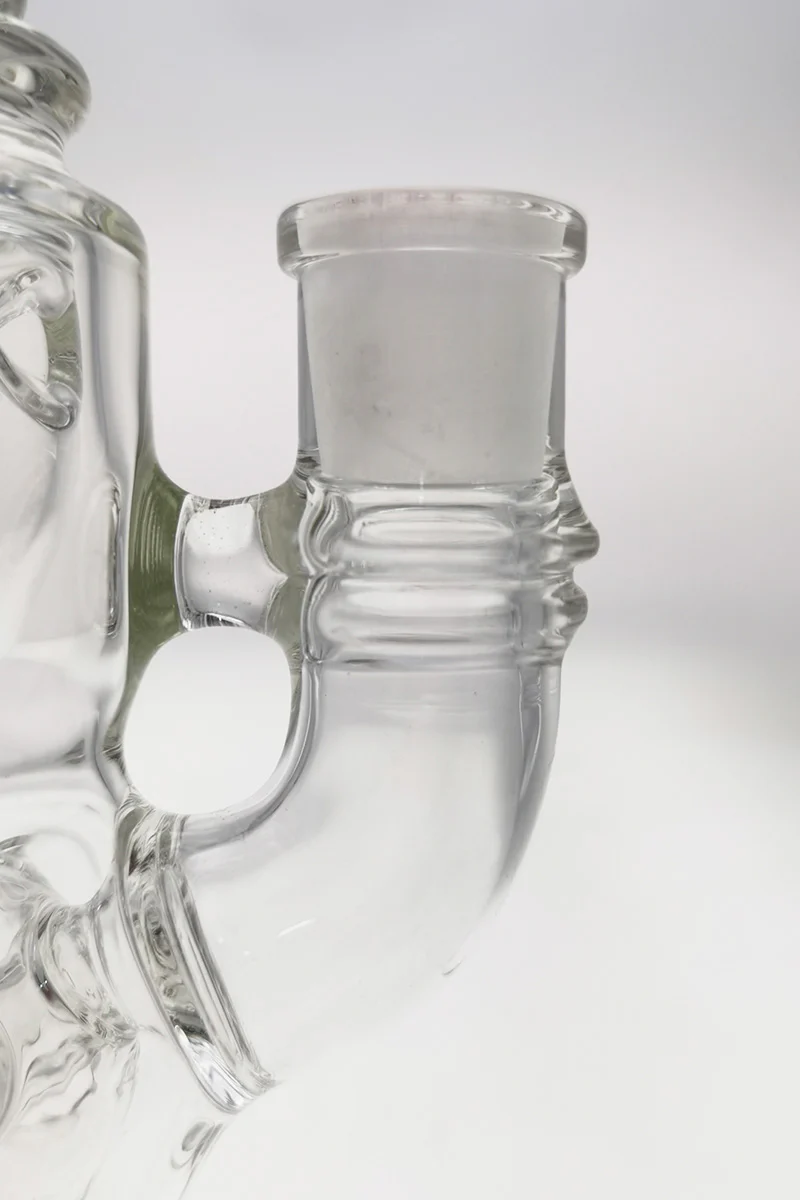 TAG - 8.5" Faberge Egg Klein Incycler (Recycler) Dab Rig w/ Super Slit Puck (14MM Female) - Image 17